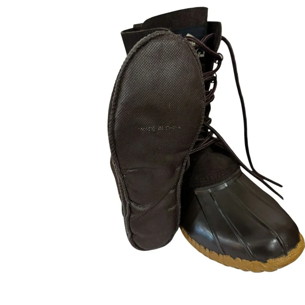 Red Ball By LaCrosse 8 Steel Shank Duck Boots Brown Removable Liners Mens READ